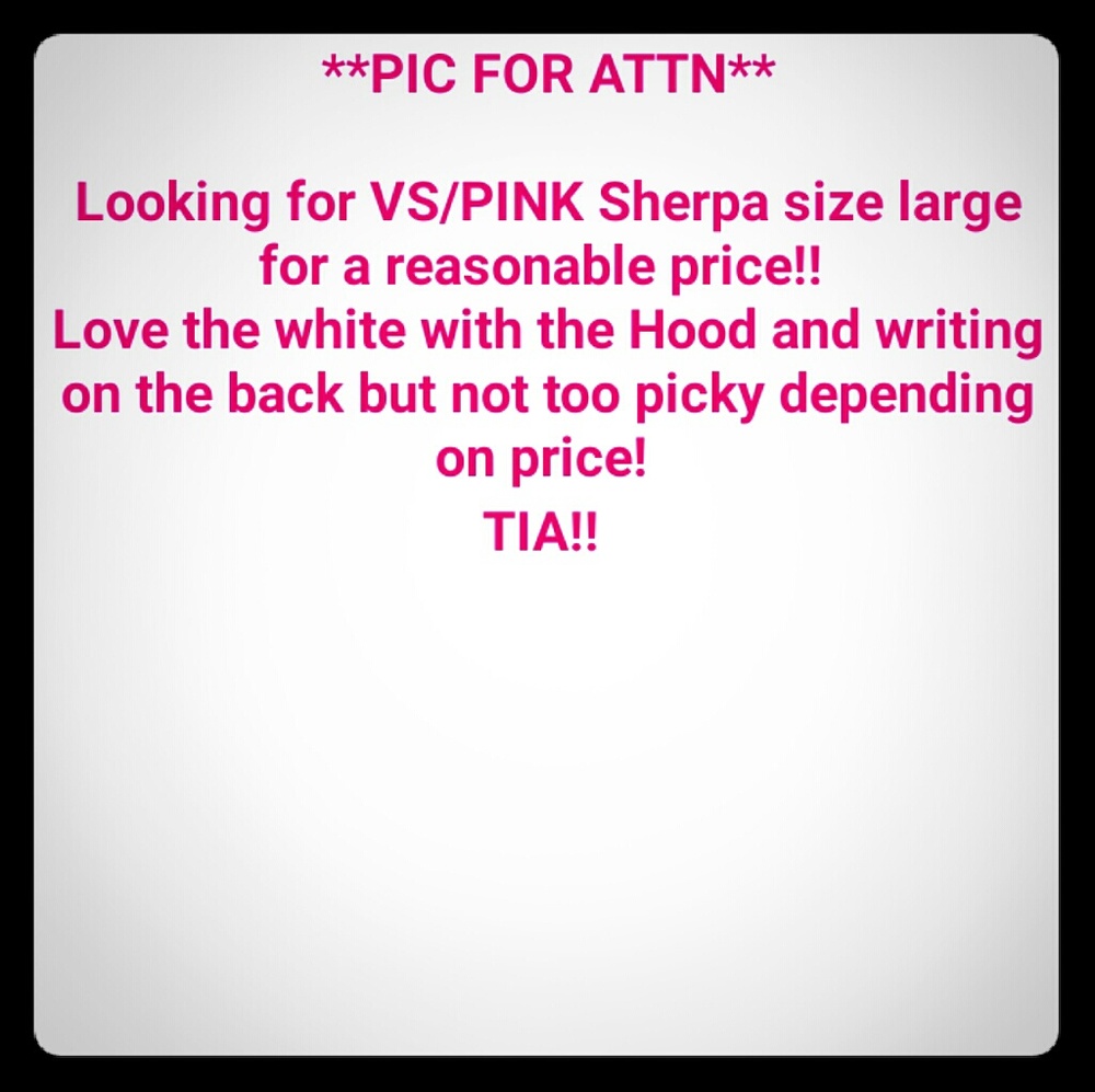 ISO VS Sherpa half zip for reasonable price size L